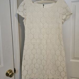 Xhilaration Cream Lace Mini Dress